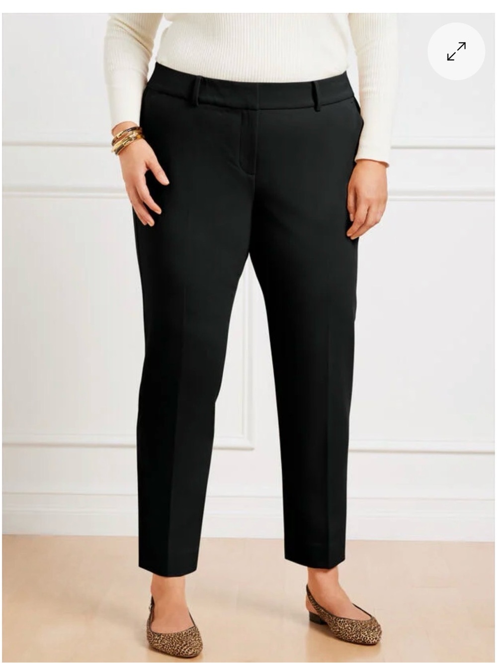 Talbots Hampshire Ankle Pants Curvy